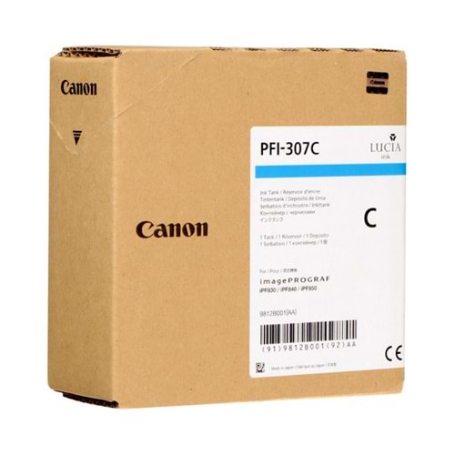 Canon PFI-307 Cyan Mürekkep Kartuş 9812B001