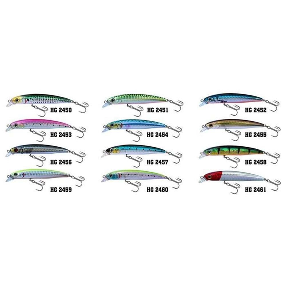 JAPANESE MİNNOW RAPALA 6gr 7cm - RENK KODLARI - HG2452