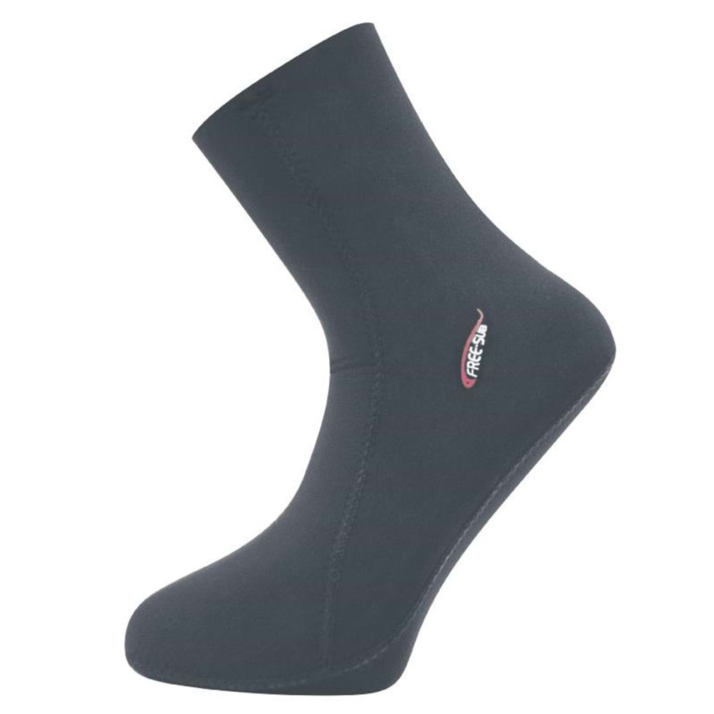 Jarse Kaymaz Tabanlı İçi Havlulu 7mm Dalış Çorabı - L