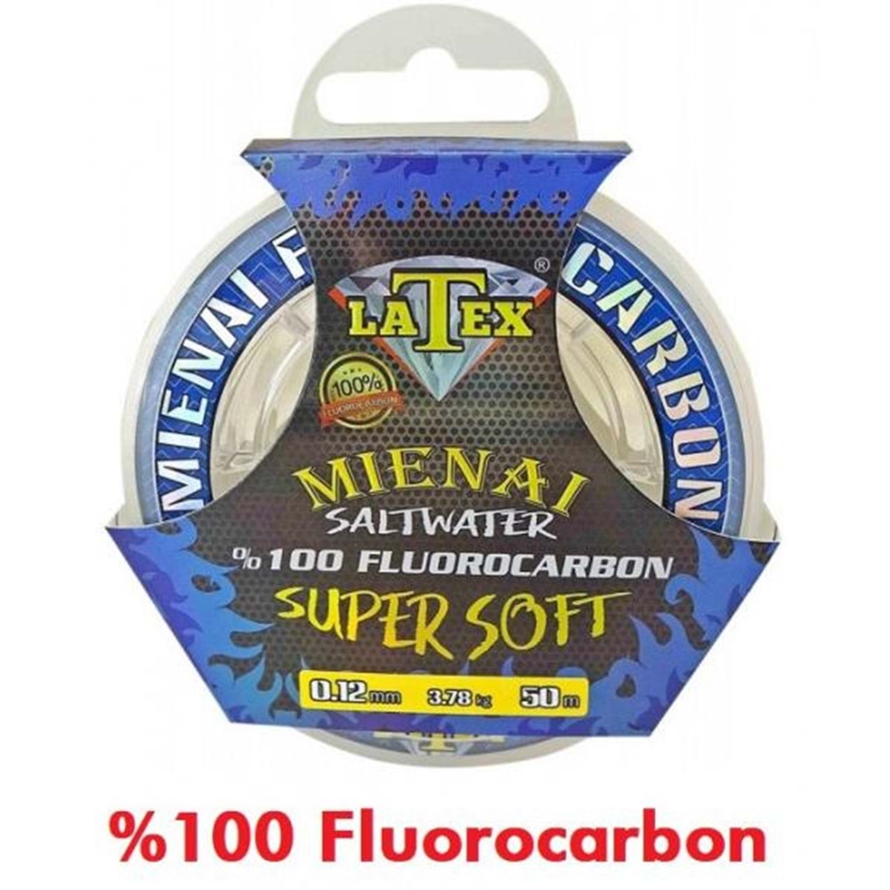 Latex Mienai Fluorocarbon 50 Mt. Misina - 0.12MM