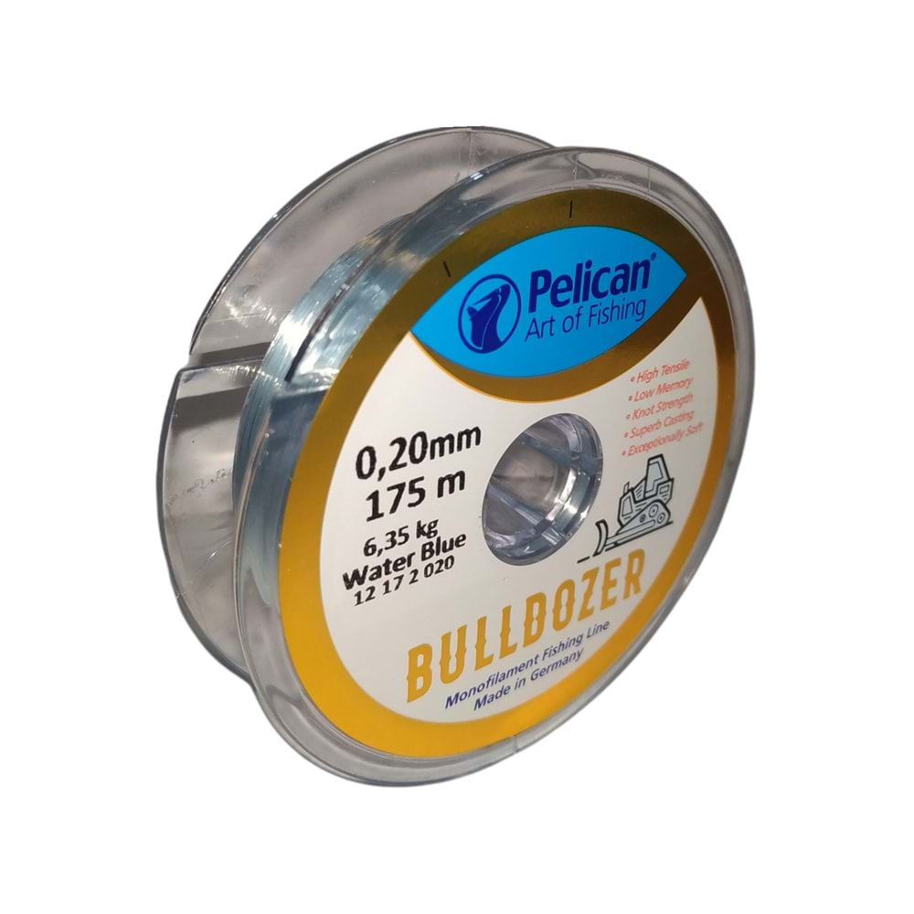 Pelican Bulldozer 175 m Makara Misina Water Blue - 0.28MM