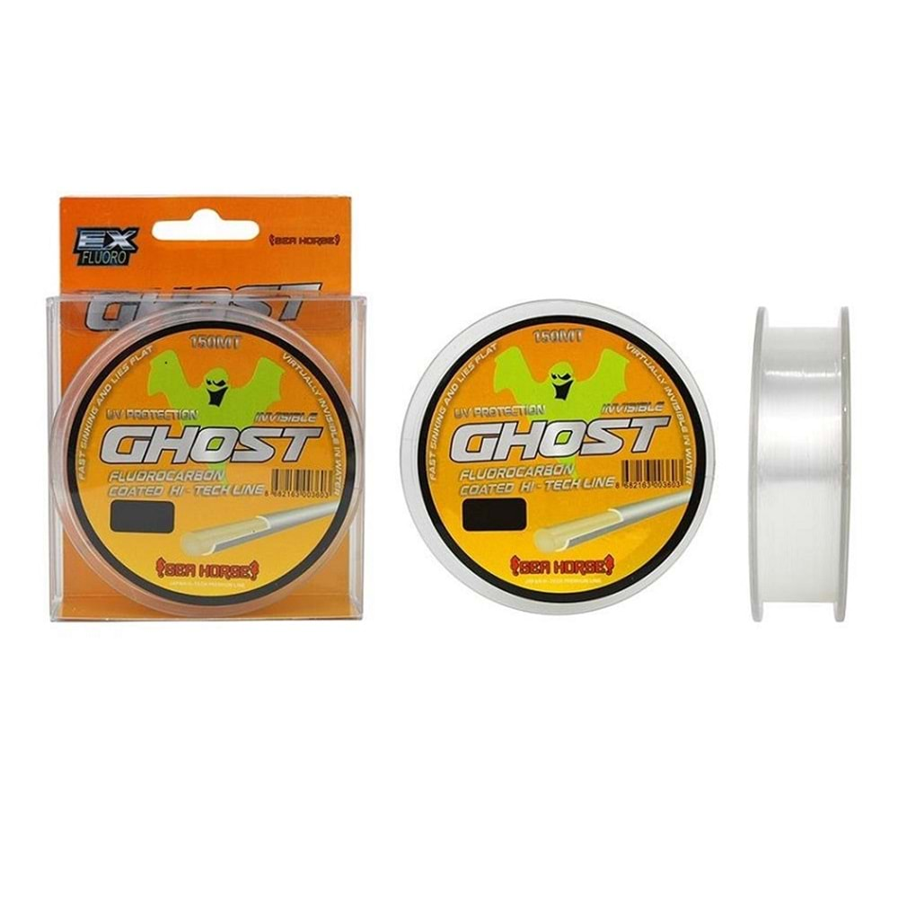 Sea Horse Ghost Uv Protection F.Carbon Coated 150m Olta Misinası - 0.18MM