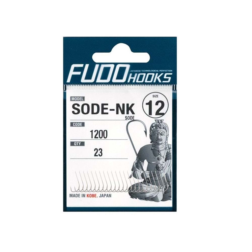 Fudo 1201 Sode Black Nikel İnce Olta İğnesi - NO-6