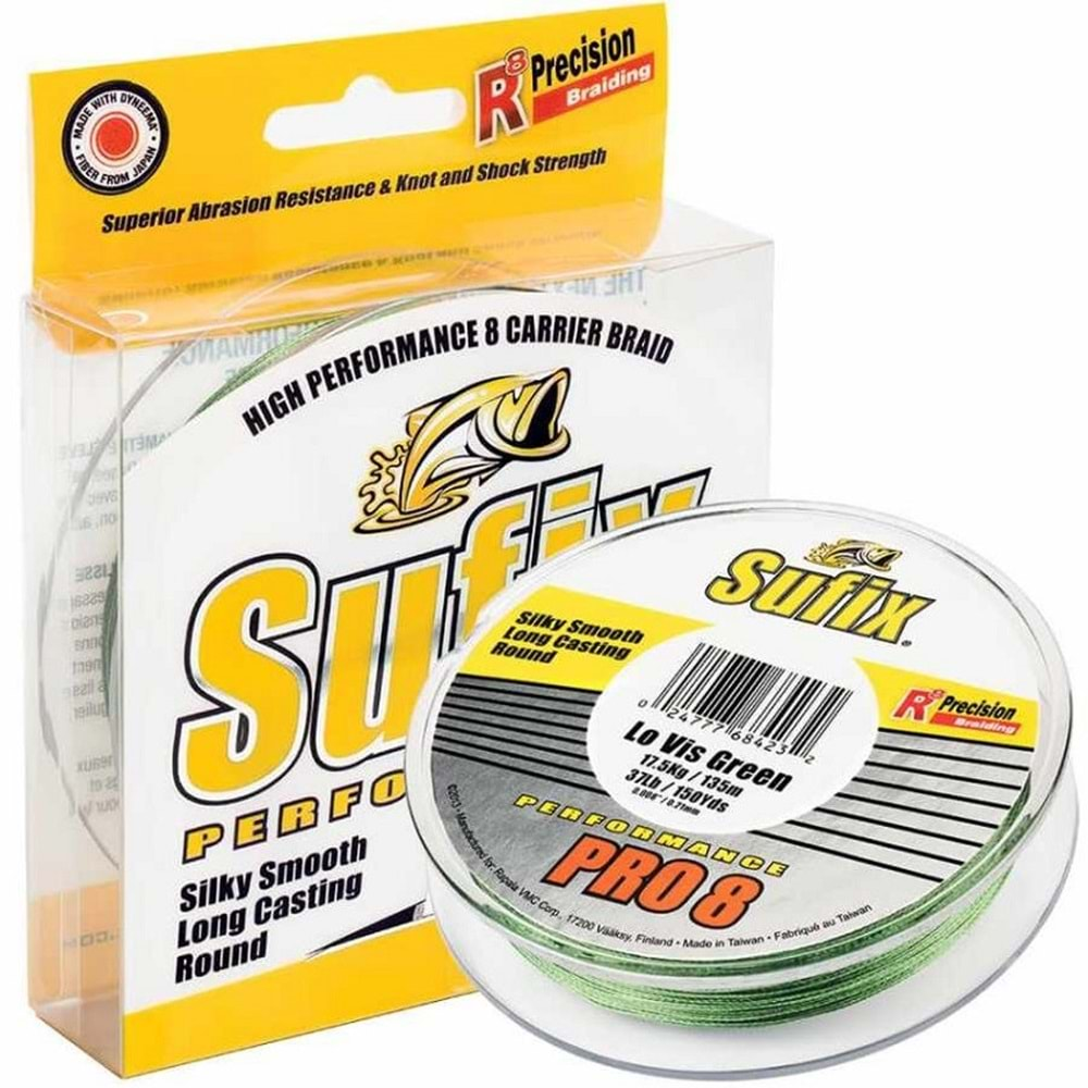 Sufix Performance Pro8 0.15mm 135m İp Olta Misinası