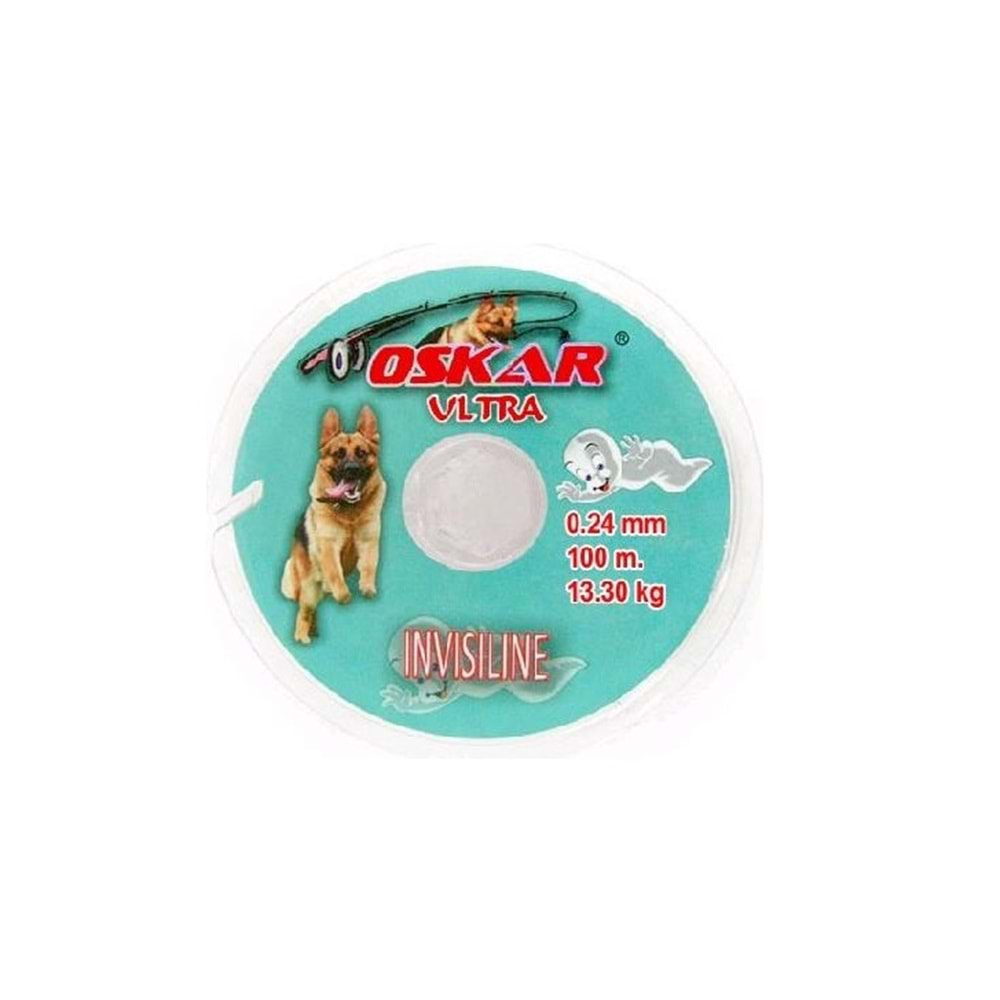 OSCAR HAYALET MİSİNA 100M FLUOROCARBON COATED - 0.22MM