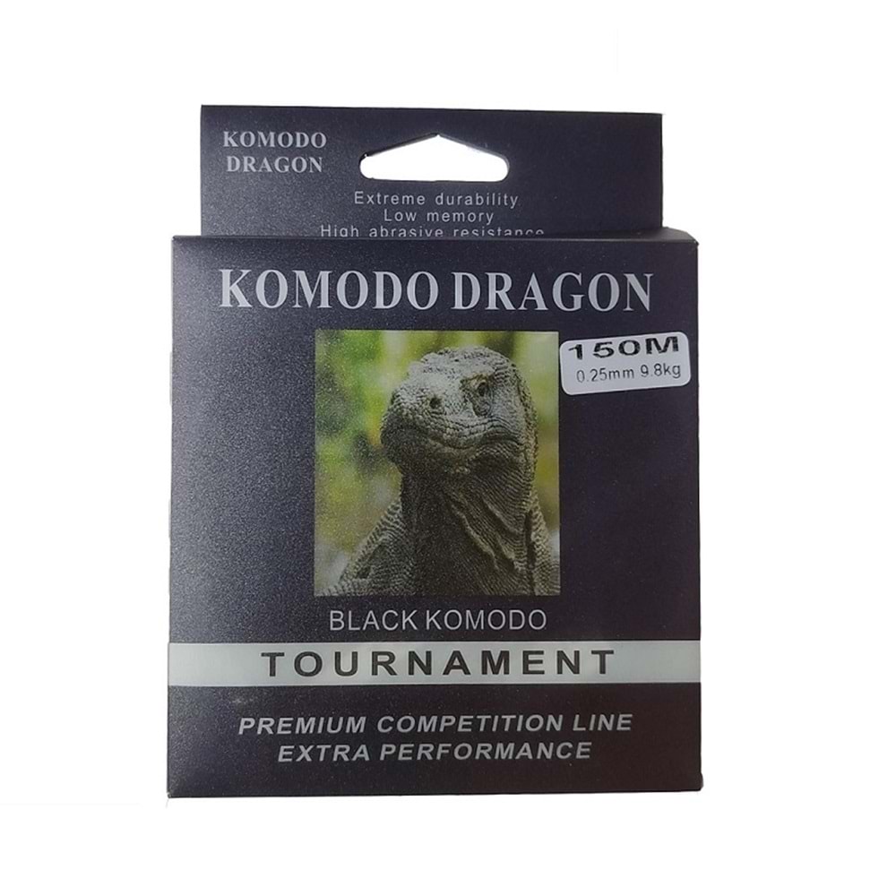 KOMODO DRAGON 150m MONOFİLAMENT MAKARA MİSİNA - 0.33MM