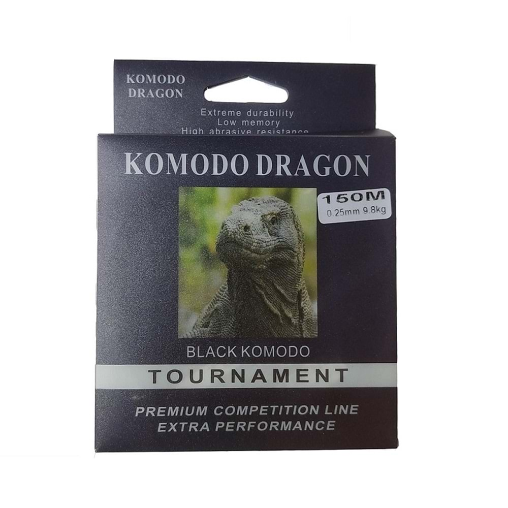 KOMODO DRAGON 150m MONOFİLAMENT MAKARA MİSİNA - 0.40MM