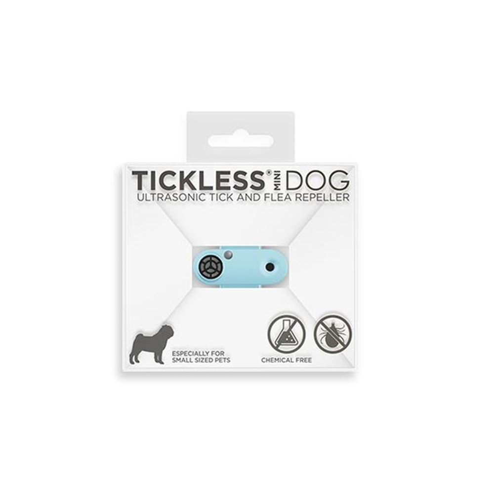 Tickless Mini Dog Şarjlı Ultrasonic Mavi - Köpek İçin Kene Bit Pire Kovucu