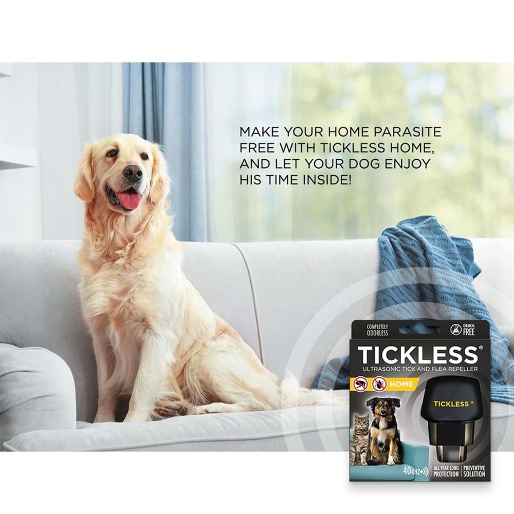 Tickless Home Ultrasonic Evde Kedi Köpek Besleyenler İçin Kene Bit Pire Kovucu