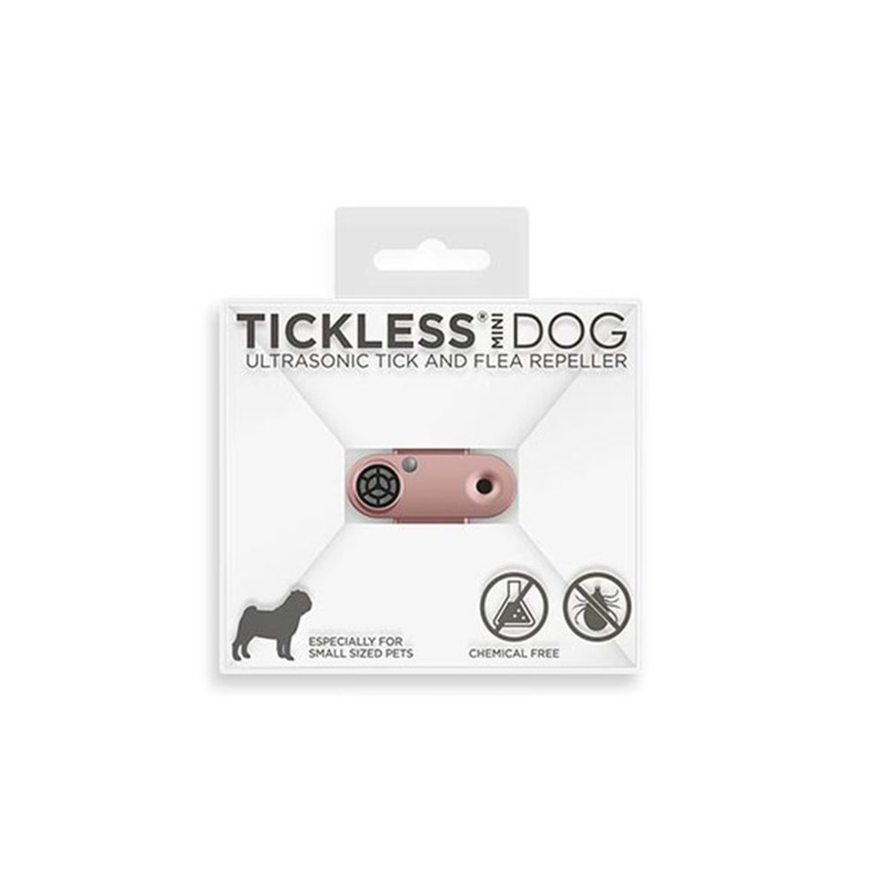 Tickless Mini Dog Şarjlı Ultrasonic K.Pembe - Köpek İçin Kene Bit Pire Kovucu