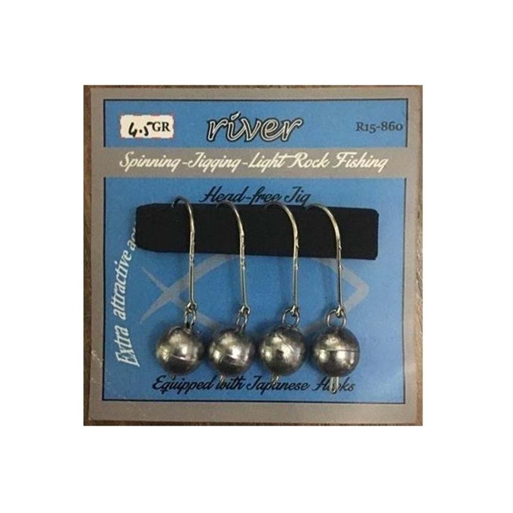 River Jig Head Mafsallı 4 Adet - 10 GR