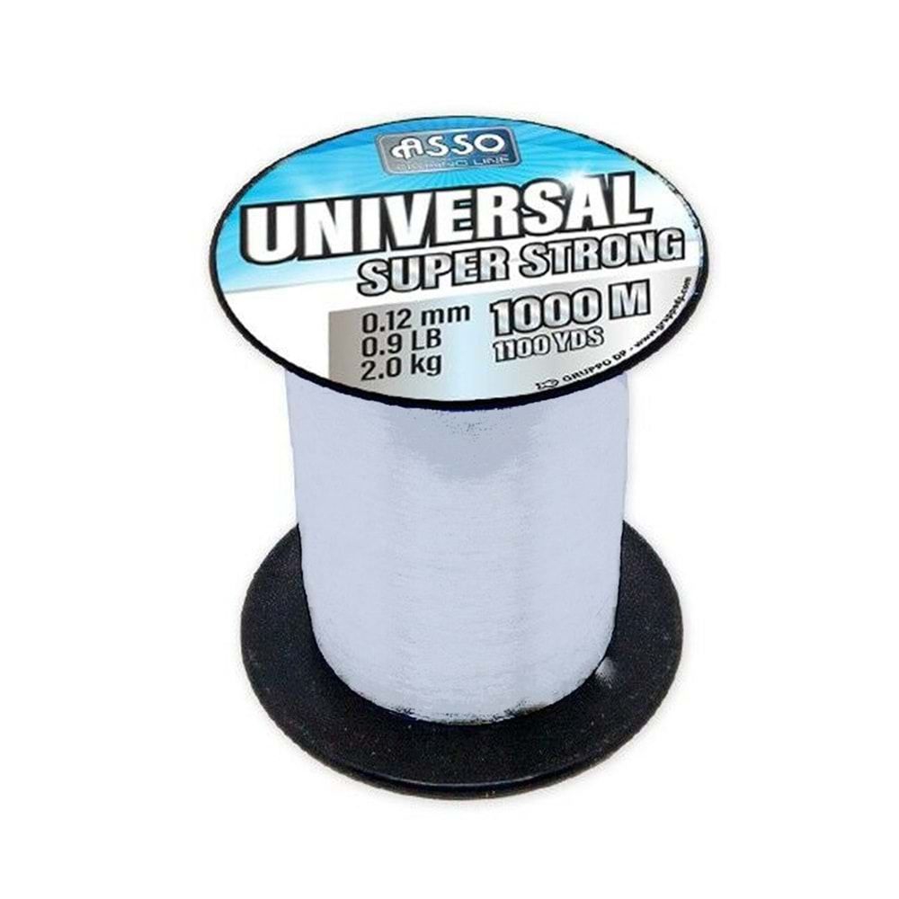 Asso Universal 1.000mt Monofilament Misina Beyaz - 0.20MM