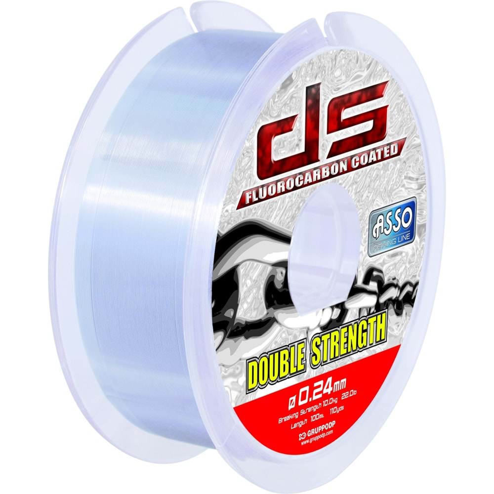 Asso Double Strength FC COATED 200m. Gri Misina - 0.28MM