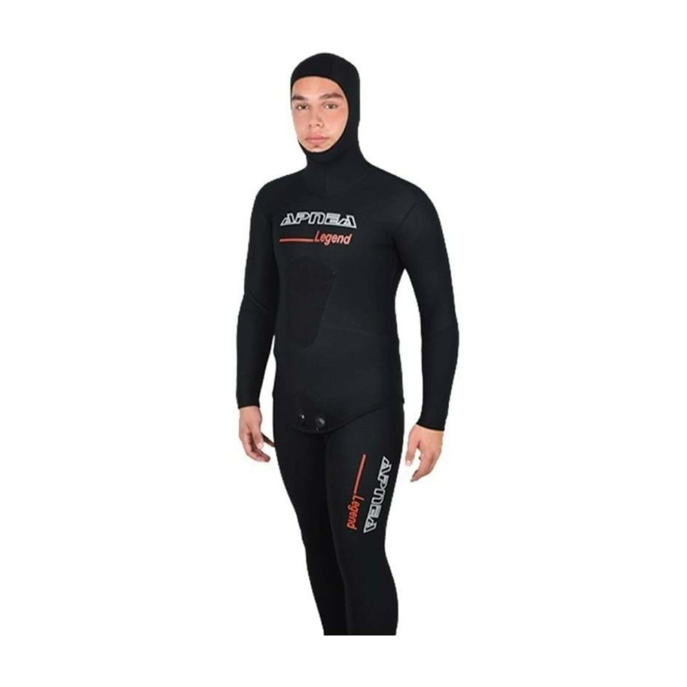 5mm Apnea Legend Black Kuru Giyim İçi Havlulu Dalış Elbisesi - 3XL