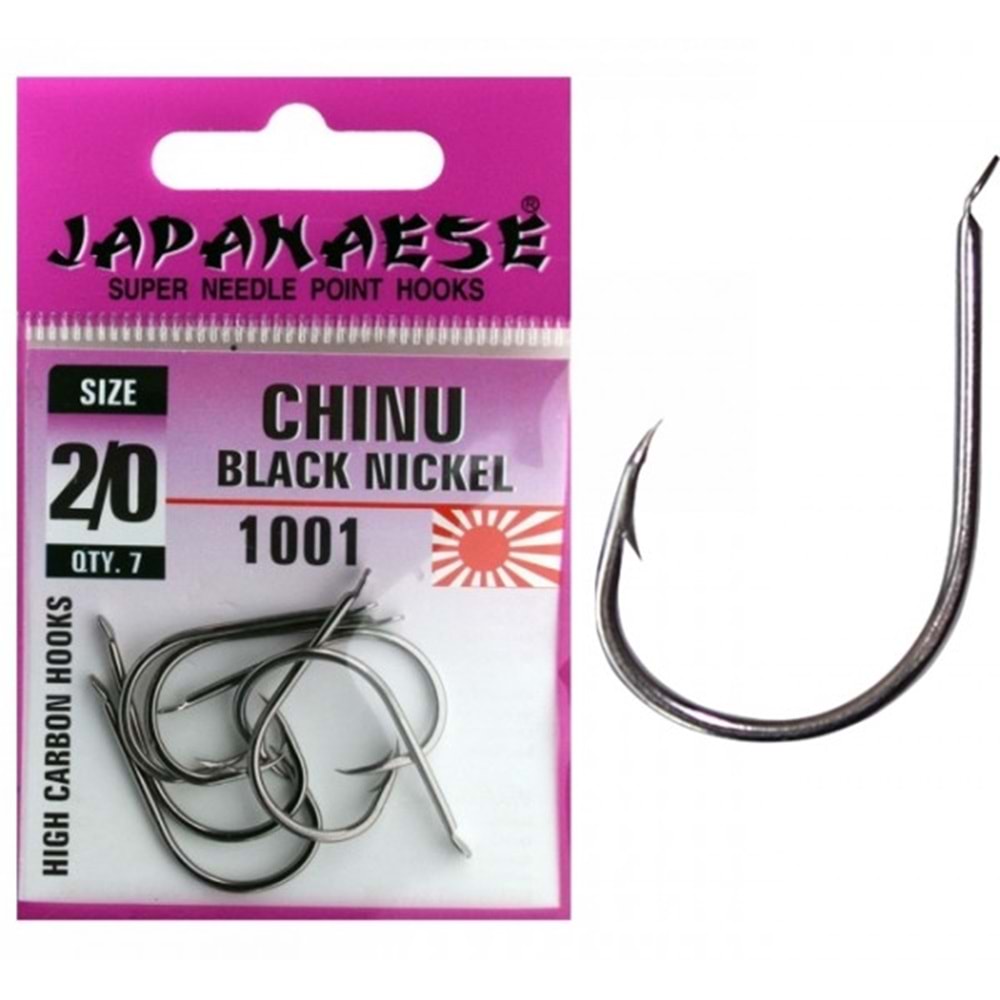 Japanese Chinu Carbon Black Nickel 1001 Olta İğnesi - NO-2-0