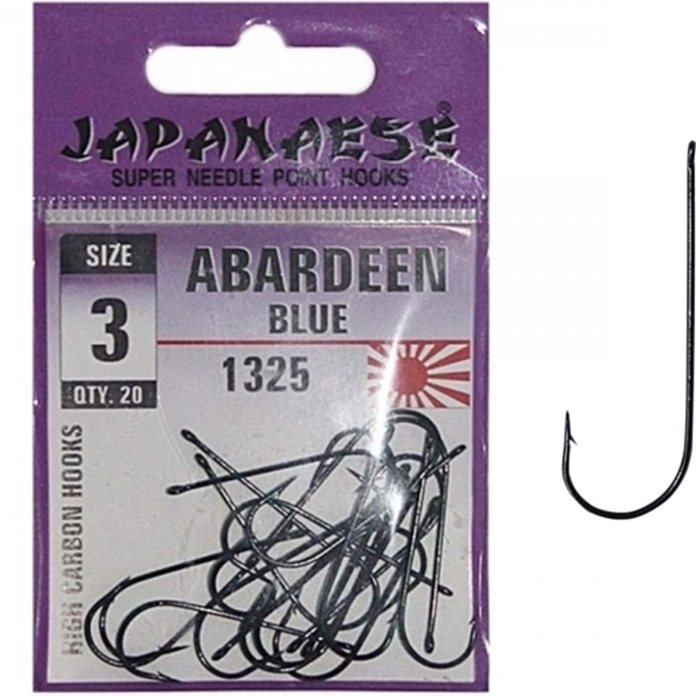 Japanese Abardeen Blue 1325 Delikli Olta İğnesi - NO-3-0