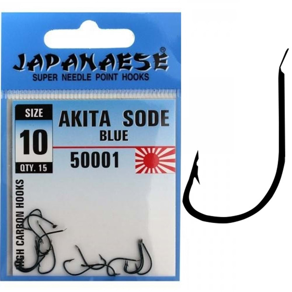 Japanese Akita Sode Carbon Blue 50001 Olta İğnesi - NO-14