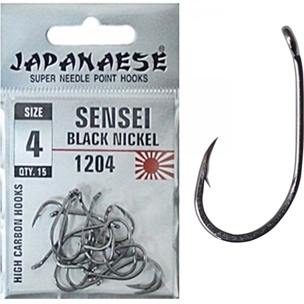 Japanese Sensei Black Nickel 1204 Delikli Olta İğnesi - NO-1