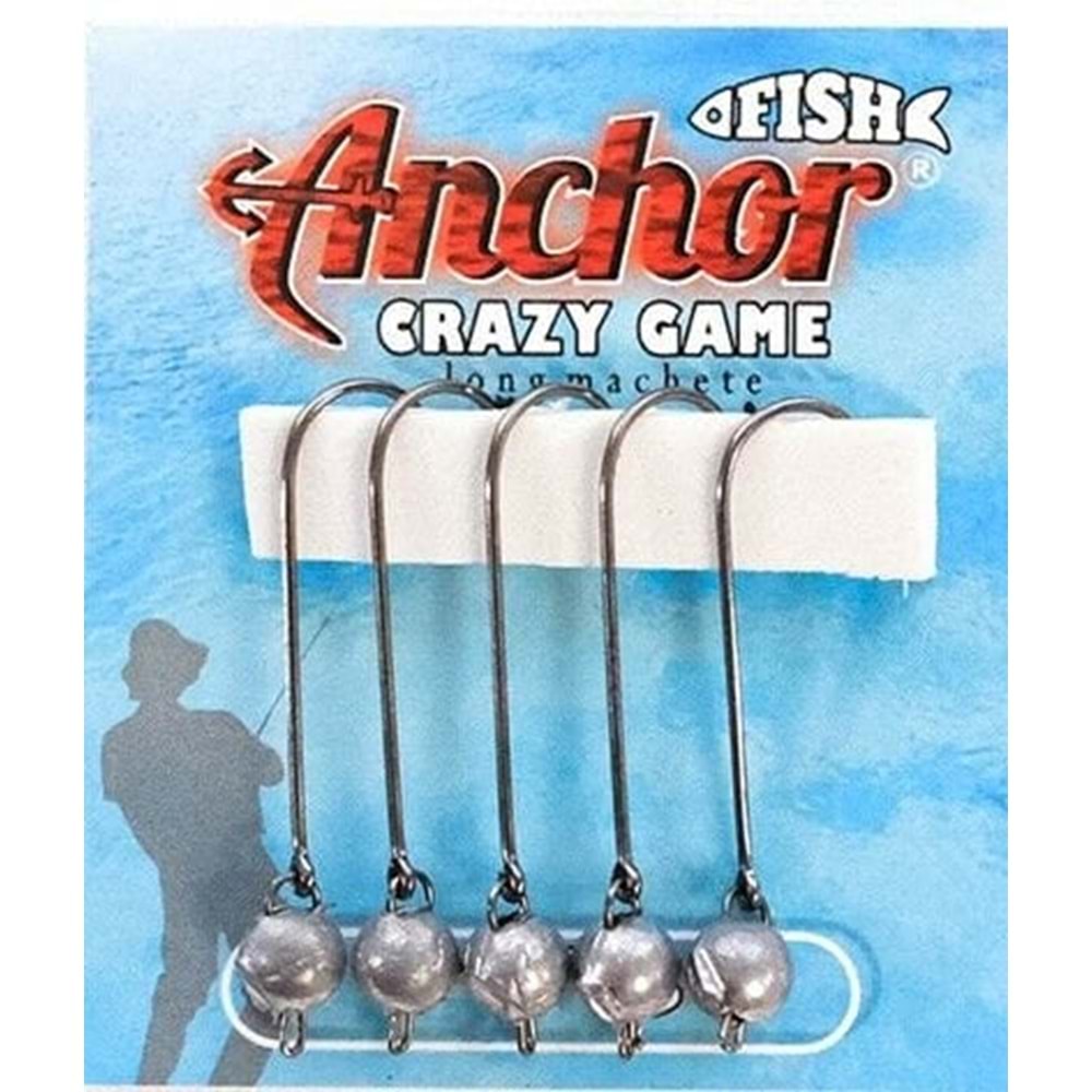 Anchor Crazy Game Uzun Gövdeli Mafsallı Lrf Jig Head - 5 GR