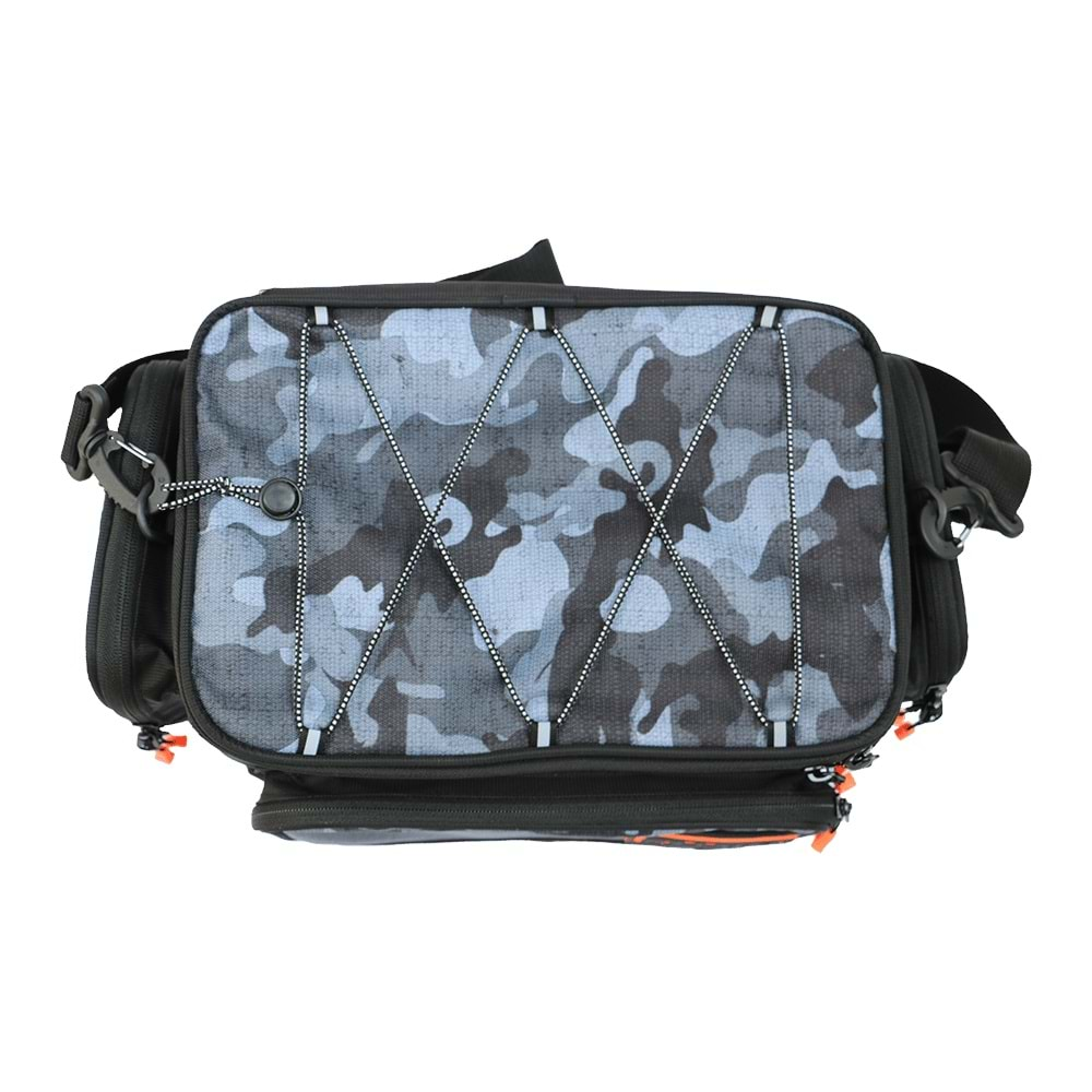 Fujin Black Camo Helper Bag - Balıkçı Çantası