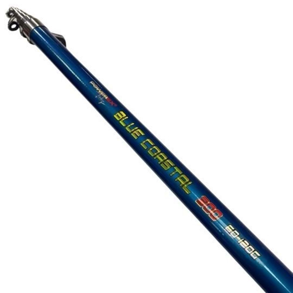 Powerex Blue Coastal 2,10m. 60-120gr. Atarlı Uzun Sap Teleskopik Olta Kamışı