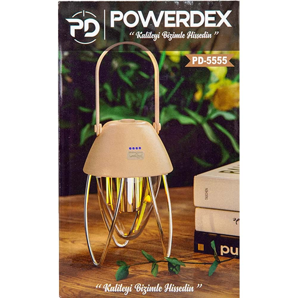 Powerdex PD-5555 Asılabilir Şarjlı Kamp Lambası