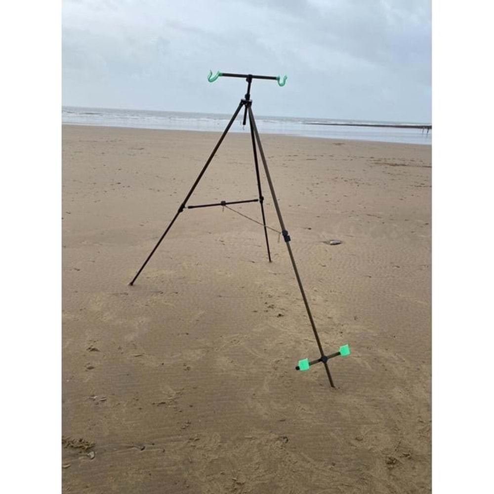 Captain 6807 Tripod Teleskobik 2'li Ayarlanabilir Surf Kamış Sehpası 180cm