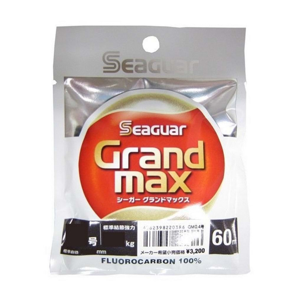 0.310mm Seaguar Grandmax %100 FC Shock Leader Misina 60 metre