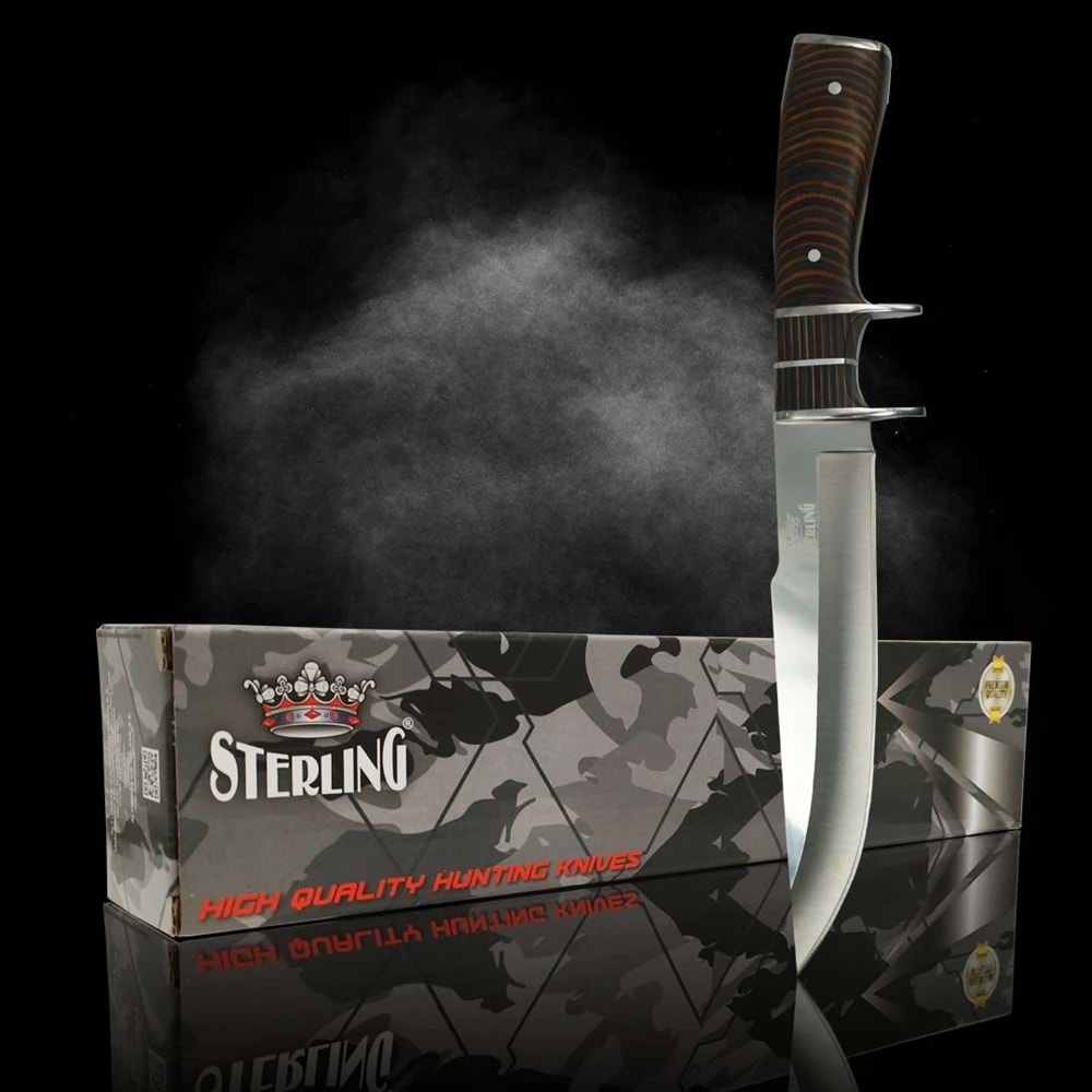 300.S2008 STERLING 32cm Kahverengi Avcı Bıçağı