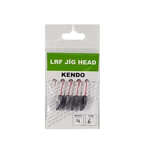 Kendo Lrf Jig Head Kırmızı İğneli 3gr 4 Adet