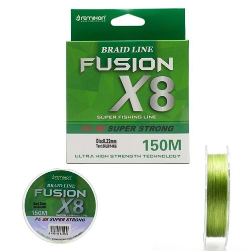 Remixon Fusion 0,06mm 150M X8 Green İp Misina
