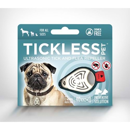 Tickless Pet Ultrasonic Bej - Kedi ve Köpek İçin Kene Bit Pire Kovucu