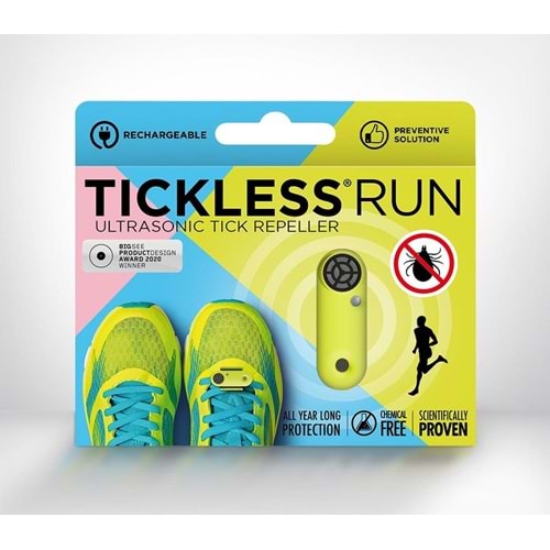 Tickless Run Şarjlı Ultrasonic Sarı - Sporcular İçin Kene Bit Pire Kovucu