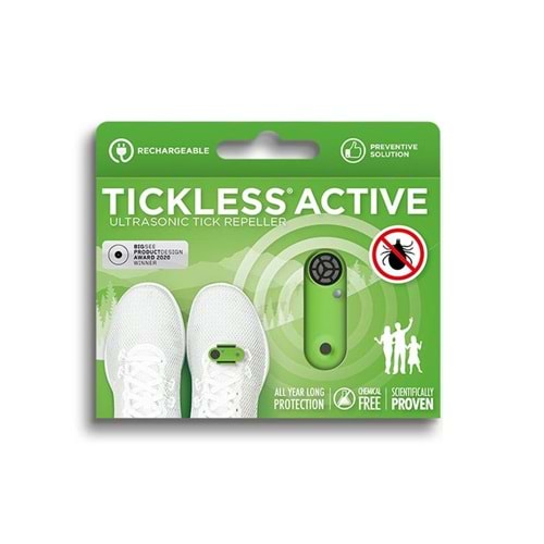Tickless Active Şarjlı Ultrasonic Yeşil - Aktif Yaşam İçin Kene Bit Pire Kovucu