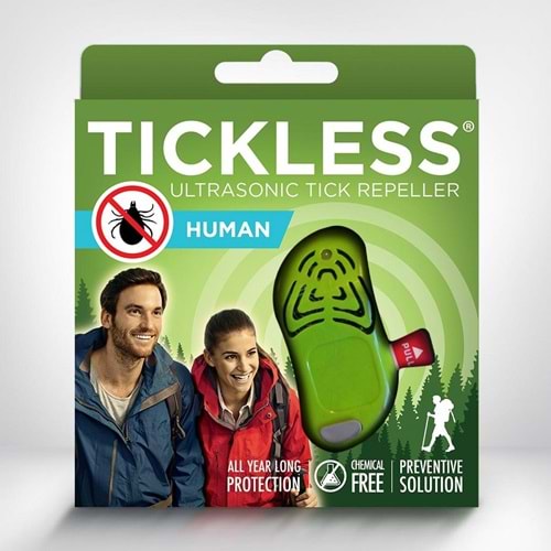 Tickless Human Ultrasonic Yeşil - İnsanlar İçin Kene Bit Pire Kovucu