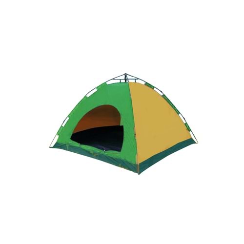 Crown Sarı Yeşil Otomatik Kamp Çadırı 3 Kişilik 200x150x125cm