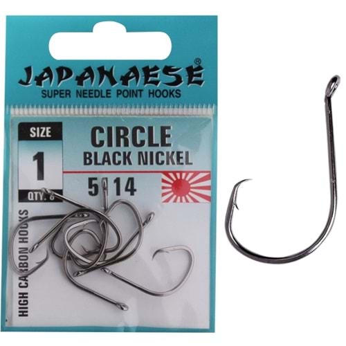Japanese Circle Carbon Black Nickel 5114 Olta İğnesi