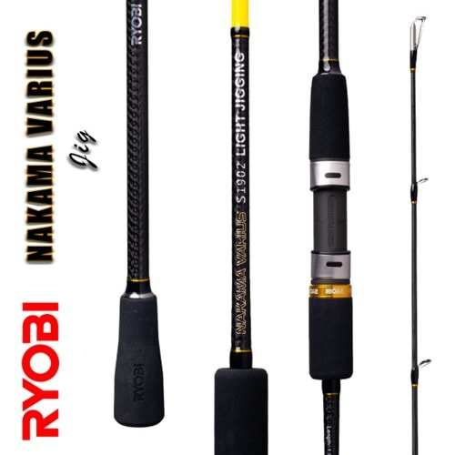 Ryobi Nakama Varius 1.90m 300gr Light Jigging Olta Kamışı