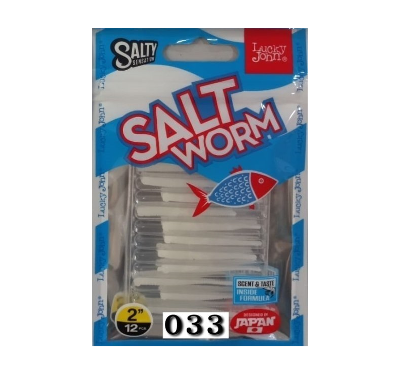 Lucky John Salt Worm 033 Lrf Silikonu