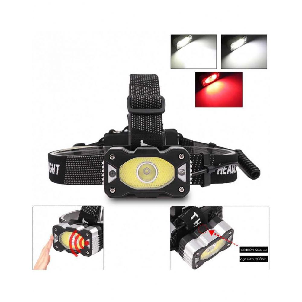 4 Modlu Sensörlü Şarjlı Güçlü Kafa Lambası WT-248