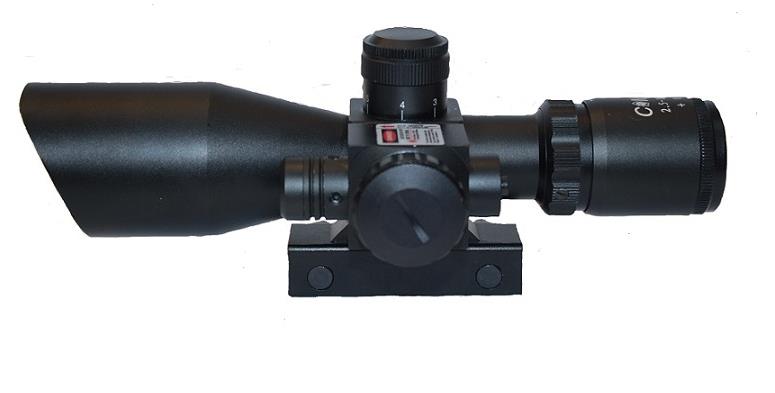 Spike Işıklı Lazerli Dürbün 2.5-10x40E