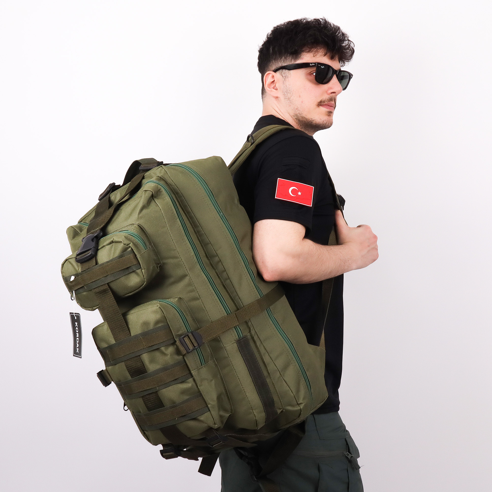 65 lt Haki Outdoor Sırt Çantası