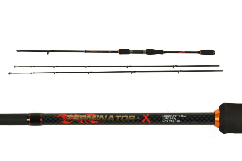 Powerex Terminator X Twins Spin 2 Uçlu 3-25gr-15-40gr 180cm Karbon Olta Kamışı