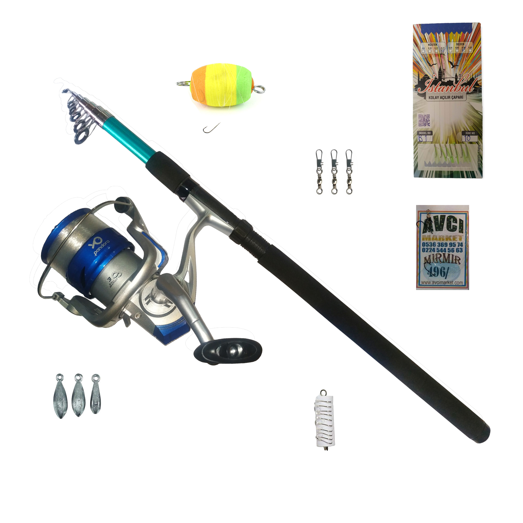 Kıyı Balıkçılığı 300cm Balıkçılık Seti Olta Takımı