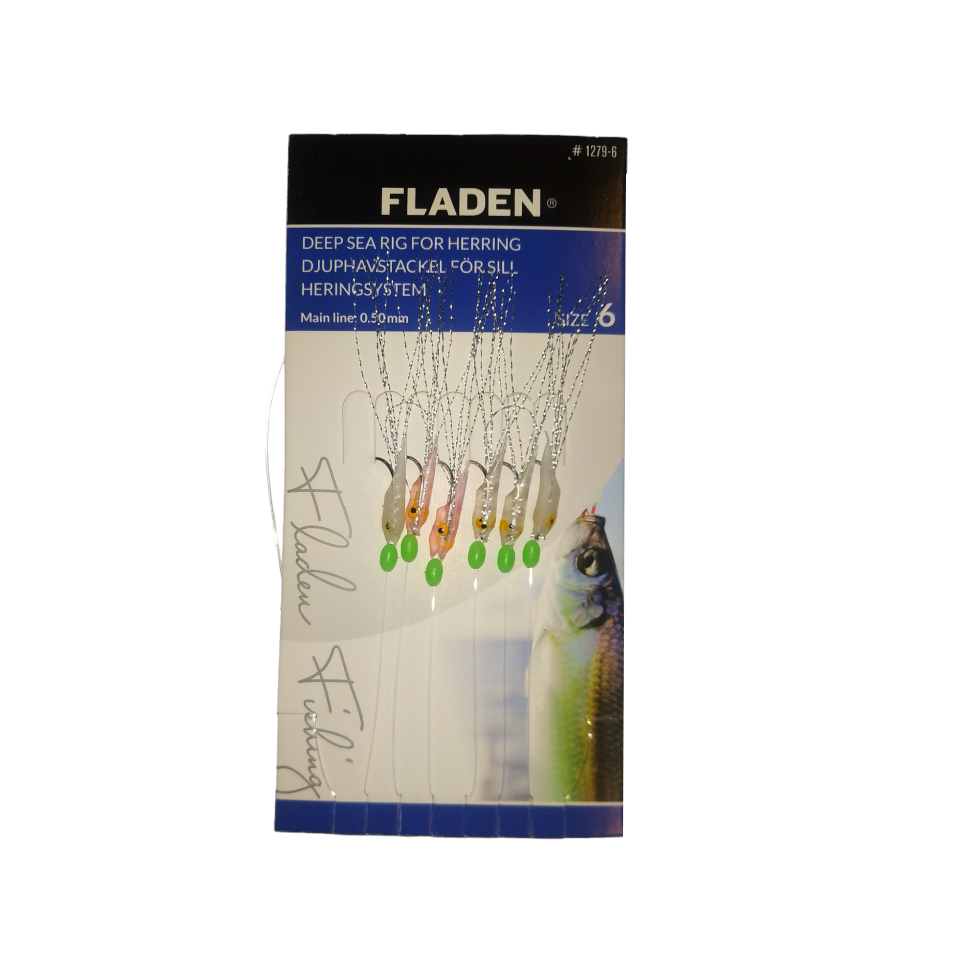 F1279-6 Fladen Sabiki Lumi Shrimp Kanca No:6 6lı Lüfer Palamut Uskumru Çaparisi