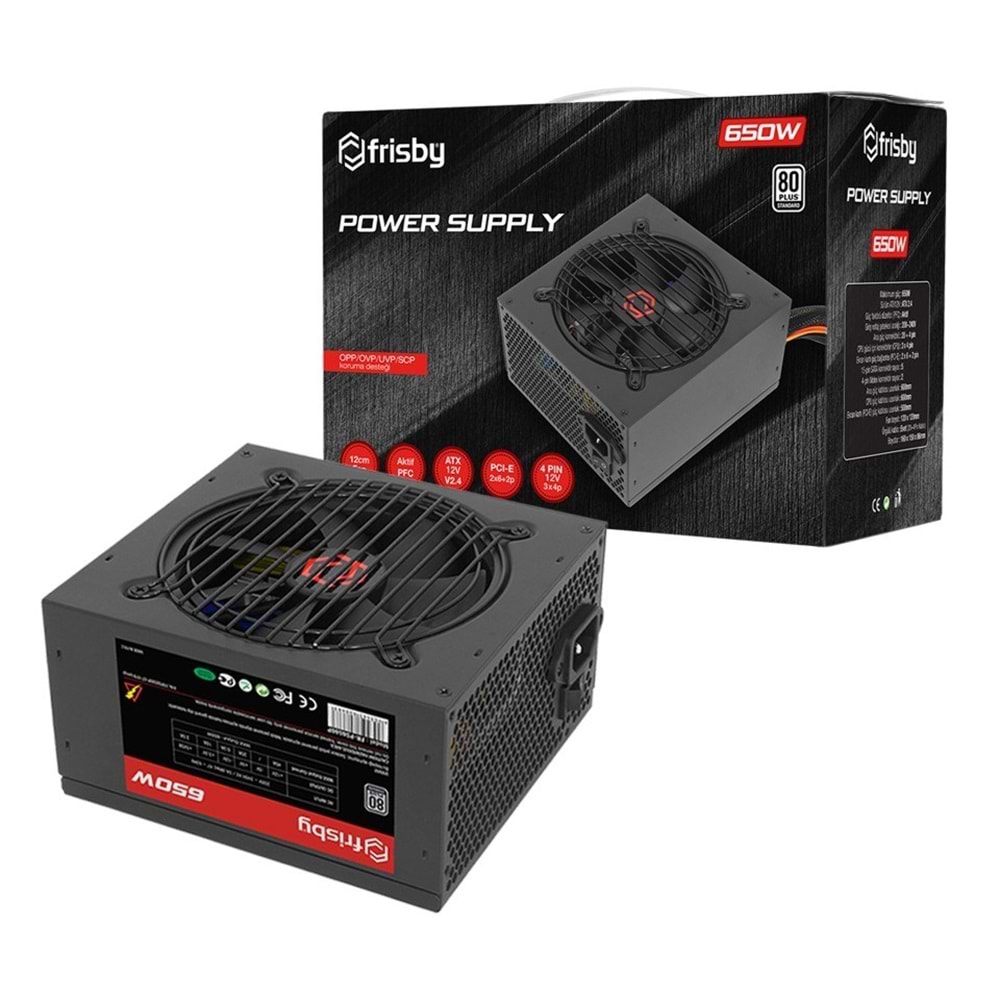 POWER SUPPLY FRISBY FR-PS6580P 650W 80+
