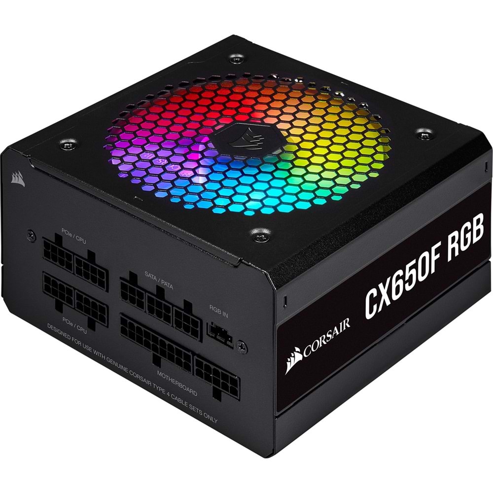 POWER SUPPLY CORSAIR CX650F CP-9020217-EU 80+650W RGB PSU