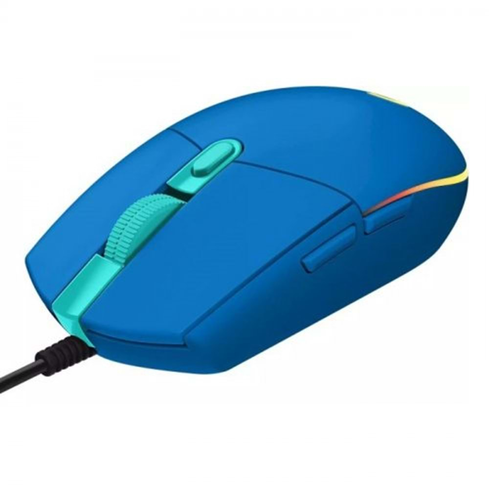 MOUSE LOGITECH G102 BLUE 910-005801 GAMING