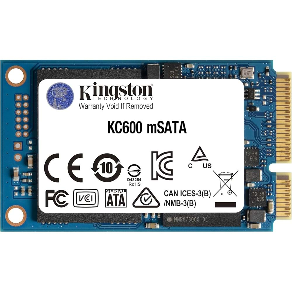 SSD Kingston KC600 256GB SSD SKC600MS/256G mSATA 550MB-500MBs, mSATA