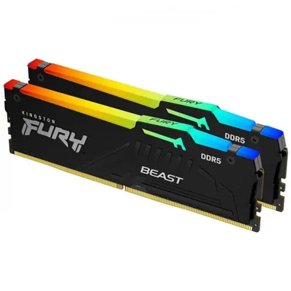 BELLEK Kingston Beast 16GB(2X8) RGB 6000Mhz DDR5 CL36 KF560C36BBEAK2-1